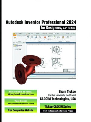 cover image of Autodesk Inventor Professional 2024 for Designers, 2